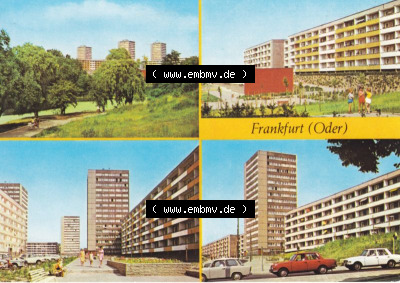Ansichtskarte DDR Bezirk Frankfurt, Stadtkreis Frankfurt (Oder), Stadt Frankfurt (Oder): Lienau-Teich im Botanischen Garten (1) Sammlung