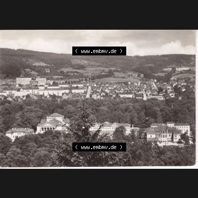 Ansichtskarte DDR Bezirk Suhl, Kreis Meiningen, Stadt Meiningen: 1968, Blick vom Bielstein zum Schloßhof (1) Sammlung