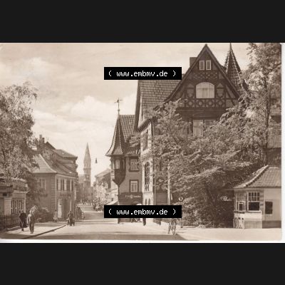 Ansichtskarte DDR Bezirk Suhl, Kreis Meiningen, Stadt Meiningen: 1958 Stadteingang zu Meiningen Thür. (1) Sammlung