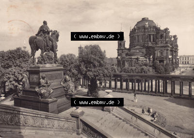 Ansichtskarte DDR Bezirk Berlin, Stadt Berlin: 1968, Dom, Hauptstadt der Deutschen Demokratischen Republik (1) Sammlung