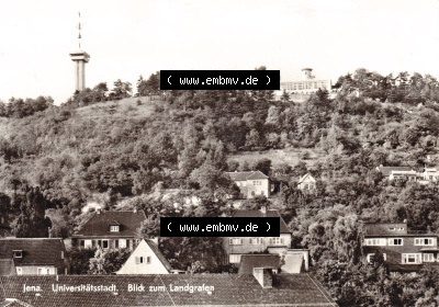Ansichtskarte DDR Bezirk Gera, Stadtkreis Jena, Stadt Jena: Blick zum Landgrafen (1) Sammlung