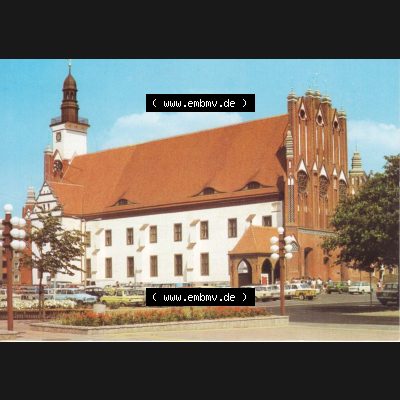 Ansichtskarte DDR Bezirk Frankfurt, Stadtkreis Frankfurt (Oder), Stadt Frankfurt (Oder): Rathaus (1) Sammlung