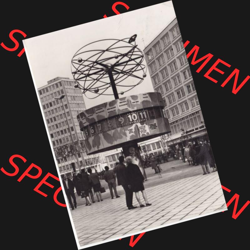 Ansichtskarte DDR Bezirk Berlin, Stadt Berlin: Alexanderplatz Urania-Weltzeit-Uhr (1) Sammlung