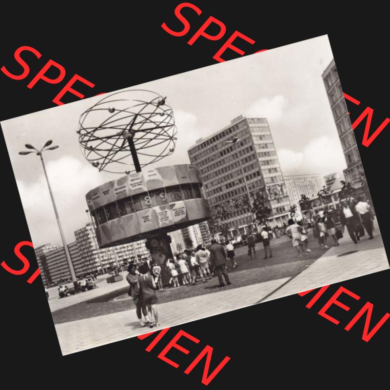 Ansichtskarte DDR Bezirk Berlin, Stadt Berlin: Alexanderplatz, Urania-Weltzeit-Uhr und Haus des Lehrers (1) Sammlung