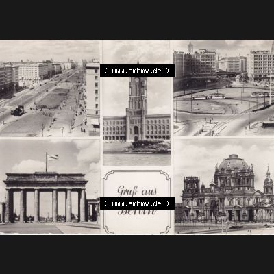 Ansichtskarte DDR Bezirk Berlin, Stadt Berlin: Gruß aus Berlin (1) Sammlung
