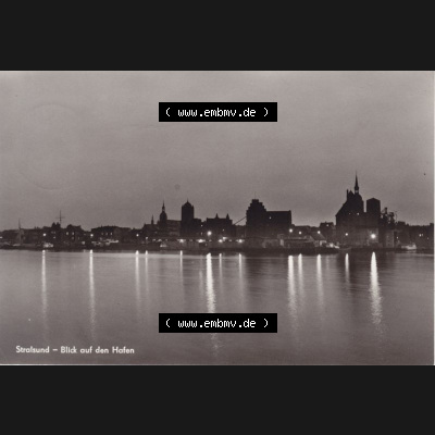 Ansichtskarte DDR Bezirk Rostock, Stadtkreis Stralsund, Hansestadt Stralsund: 1972, Stralsund, Einbildkarte, Blick auf den Hafen, VEB Ansichtskartenverlag Köthen... Sammlung