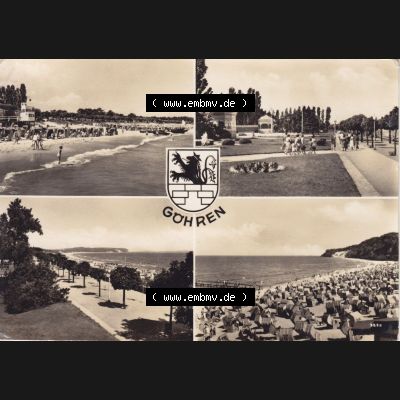 Ansichtskarte DDR Bezirk Rostock, Kreis Rügen, Ostseebad Göhren: Ansichten aus Göhren. Ansichtskarte bzw. Postkarte aus DDR-Zeiten der Deutschen Demokratischen... Sammlung
