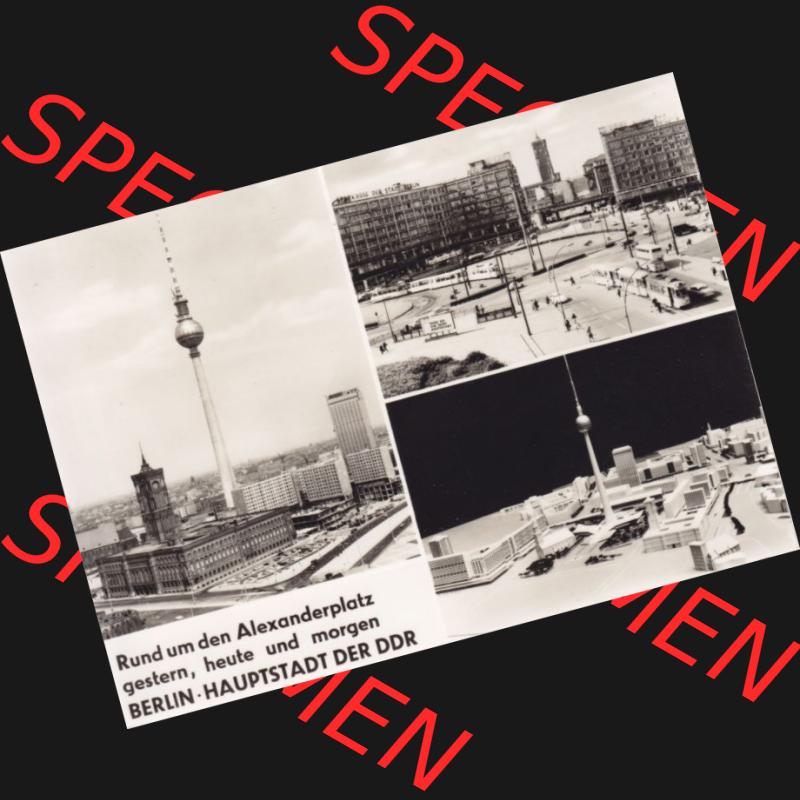 Ansichtskarte DDR Bezirk Berlin, Stadt Berlin: Rund um den Alexanderplatz gestern, heute und morgen, Berlin-Hauptstadt der DDR (1) Sammlung