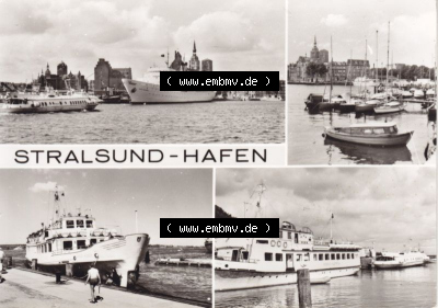 Ansichtskarte DDR Bezirk Rostock, Stadtkreis Stralsund, Hansestadt Stralsund: Bild und Heimat - Reichenbach VOGT (3) Sammlung