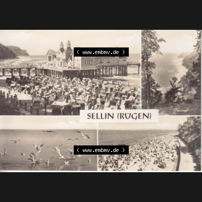 Ansichtskarte DDR Bezirk Rostock, Kreis Rügen, Ostseebad Sellin: Planet-Verlag Berlin Sellin (Rügen) (1) Sammlung