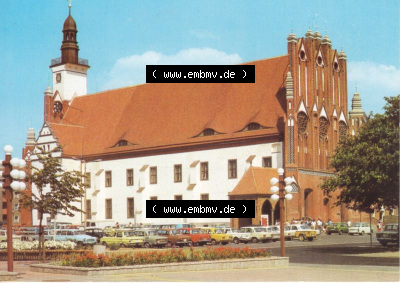 Ansichtskarte DDR Bezirk Frankfurt, Stadtkreis Frankfurt (Oder), Stadt Frankfurt (Oder): Rathaus (1) Sammlung