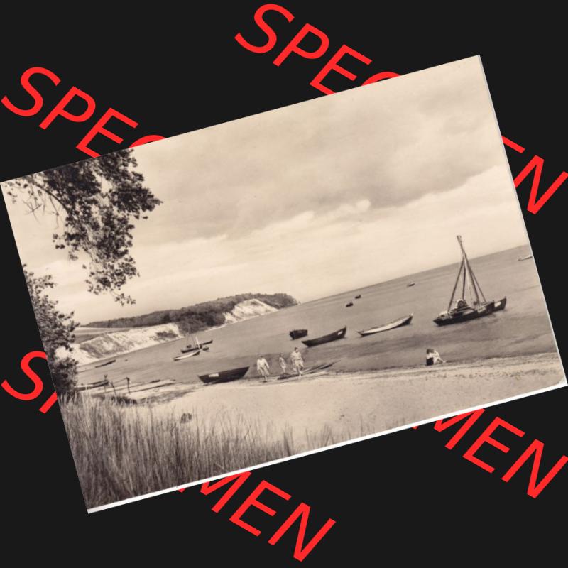 Ansichtskarte DDR Bezirk Rostock, Kreis Rügen, Ostseebad Göhren: Fischerstrand. Ansichtskarte bzw. Postkarte aus DDR-Zeiten der Deutschen Demokratischen Republik... Sammlung