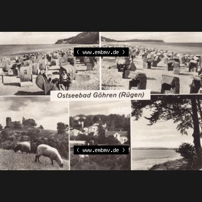 Ansichtskarte DDR Bezirk Rostock, Kreis Rügen, Ostseebad Göhren: Ostseebad Göhren (Rügen). Ansichtskarte bzw. Postkarte aus DDR-Zeiten der... Sammlung