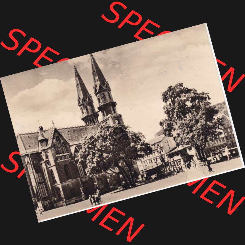 Ansichtskarte DDR Bezirk Suhl, Kreis Meiningen, Stadt Meiningen: 1963, MeiningenStadtkirche (1) Sammlung