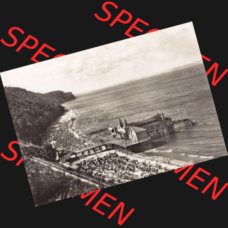 Ansichtskarte DDR Bezirk Rostock, Kreis Rügen, Ostseebad Sellin: Blick zur Seebrücke II. Ansichtskarte bzw. Postkarte aus DDR-Zeiten der Deutschen Demokratischen... Sammlung
