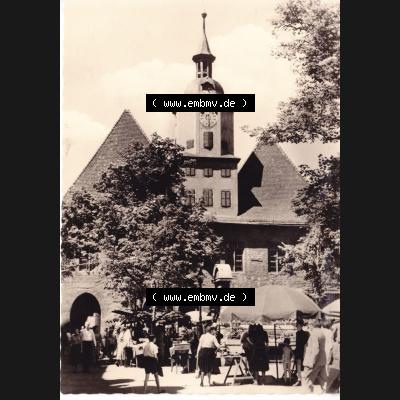 Ansichtskarte DDR Bezirk Gera, Stadtkreis Jena, Stadt Jena: Rathaus Jena (1) Sammlung