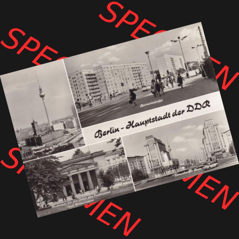 Ansichtskarte DDR Bezirk Berlin, Stadt Berlin: Berlin - Hauptstadt der DDR (1) Sammlung