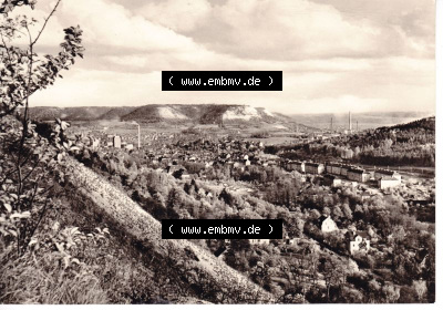 Ansichtskarte DDR Bezirk Gera, Stadtkreis Jena, Stadt Jena: Blick vom Mühltal (1) Sammlung