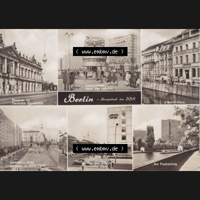 Ansichtskarte DDR Bezirk Berlin, Stadt Berlin: Museum für Deutsche Geschichte, Haus des Lehrers (1) Sammlung