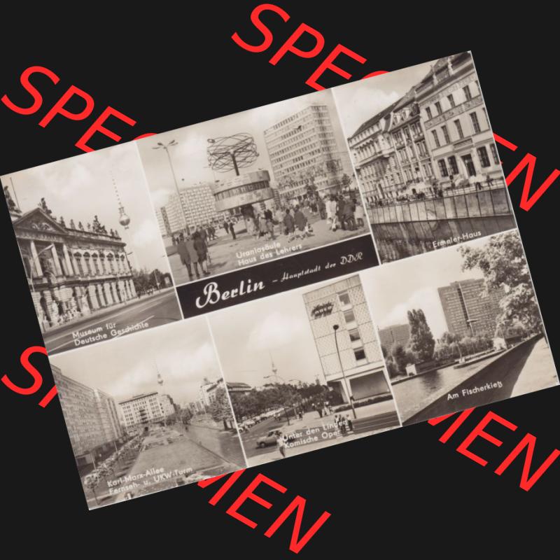 Ansichtskarte DDR Bezirk Berlin, Stadt Berlin: Museum für Deutsche Geschichte, Haus des Lehrers (1) Sammlung