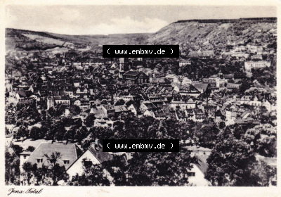 Ansichtskarte DDR Bezirk Gera, Stadtkreis Jena, Stadt Jena: 1951, Jena Total (1) Sammlung