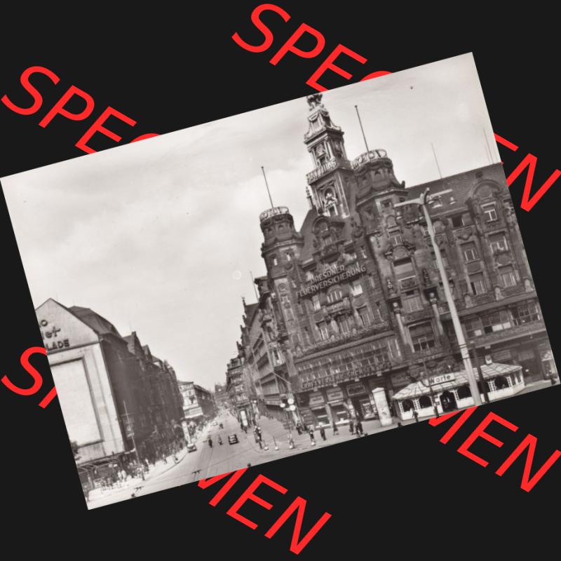 Ansichtskarte DDR Bezirk Dresden, Kreis Dresden, Stadt Dresden: Prager Straße vom Hauptbahnhof (1) Sammlung