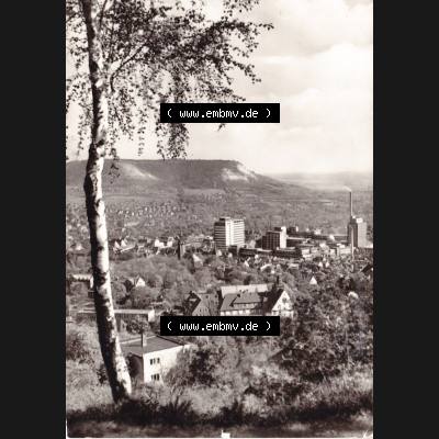 Ansichtskarte DDR Bezirk Gera, Stadtkreis Jena, Stadt Jena: Blick zum Landgrafenberg (1) Sammlung