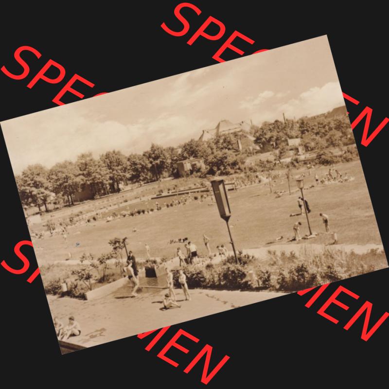 Ansichtskarte DDR Bezirk Cottbus, Kreis Cottbus, Stadt Cottbus: Schwimmstadion Friedrich Ludwig Jahn (1) Sammlung