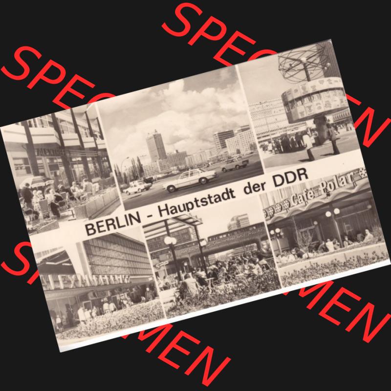 Ansichtskarte DDR Bezirk Berlin, Stadt Berlin-Mitte: 1981, Alextreff, Alexanderstraße, Weltzeituhr (1) Sammlung