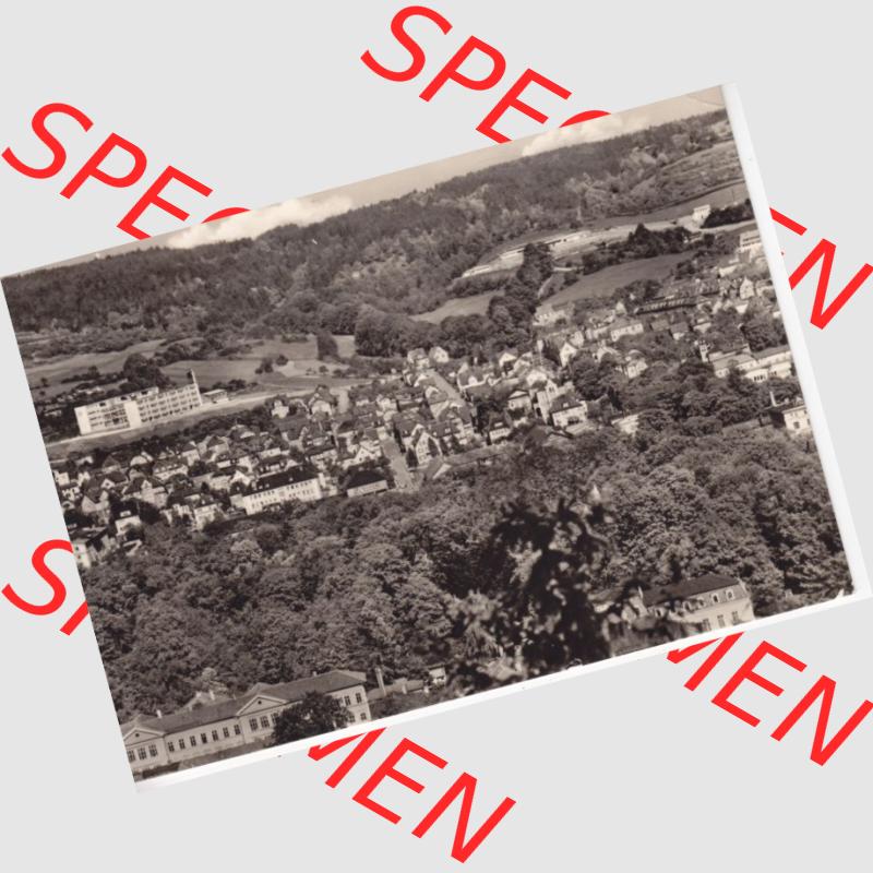 Ansichtskarte DDR Bezirk Suhl, Kreis Meiningen, Stadt Meiningen: 1970, Stadtansicht von Meiningen (1) Sammlung