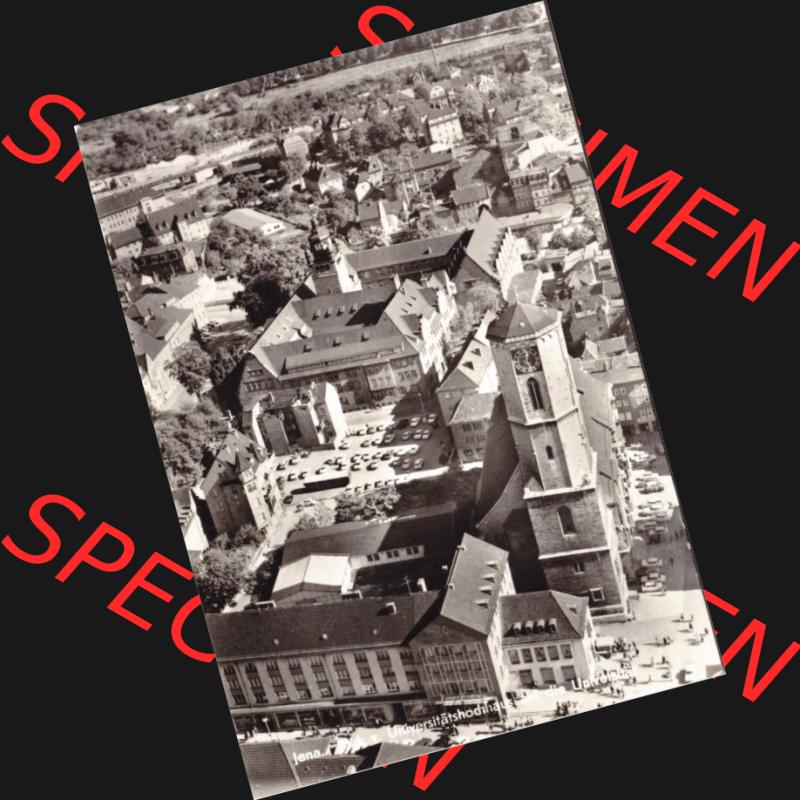 Ansichtskarte DDR Bezirk Gera, Stadtkreis Jena, Stadt Jena: 1974, Universitätshochhaus auf der Universität (1) Sammlung