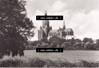 Ansichtskarte DDR Bezirk Rostock, Stadtkreis Stralsund, Hansestadt Stralsund: Bild und Heimat - Reichenbach VOGTL (3) Sammlung
