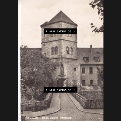 Ansichtskarte DDR Bezirk Halle, Stadtkreis Halle, Stadt Halle: Staatliche Galerie Moritzburg (1) Sammlung