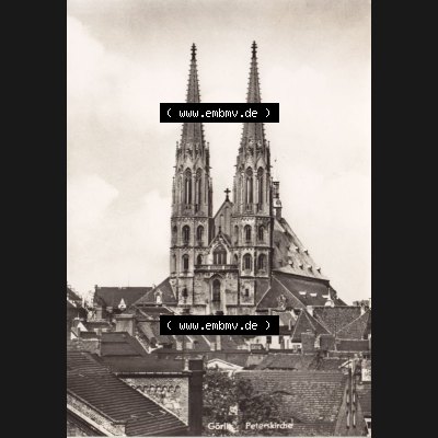 Ansichtskarte DDR Bezirk Dresden, Kreis Görlitz, Stadt Görlitz: Peterskirche (1) Sammlung