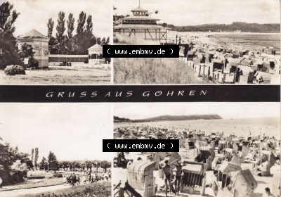 Ansichtskarte bzw. Postkarte aus DDR-Zeiten, Ostseebad Göhren im Norden der DDR Sammlung