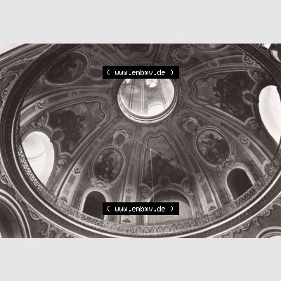 Ansichtskarte DDR Bezirk Dresden, Kreis Dresden, Stadt Dresden: Frauenkirche, Innenansicht der Kuppel (1) Sammlung