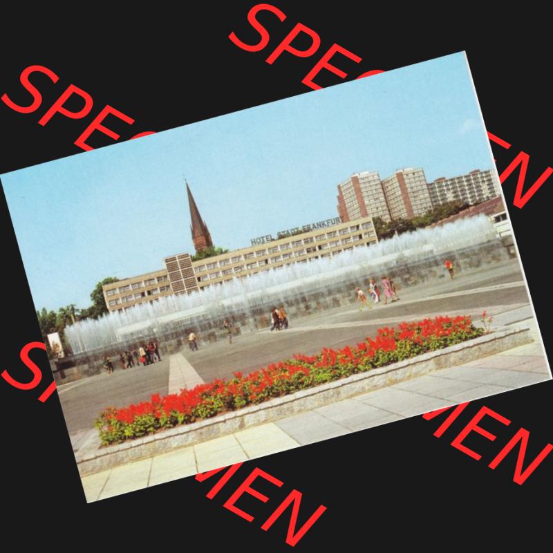 Ansichtskarte DDR Bezirk Frankfurt, Stadtkreis Frankfurt (Oder), Stadt Frankfurt (Oder): Karl-Marx-Straße (2) Sammlung