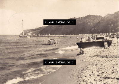 Ansichtskarte bzw. Postkarte aus DDR-Zeiten, Ostseebad Göhren im Norden der DDR Sammlung