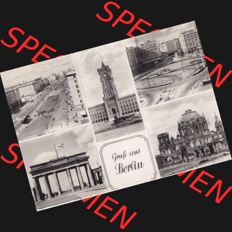 Ansichtskarte DDR Bezirk Berlin, Stadt Berlin: Gruß aus Berlin (1) Sammlung
