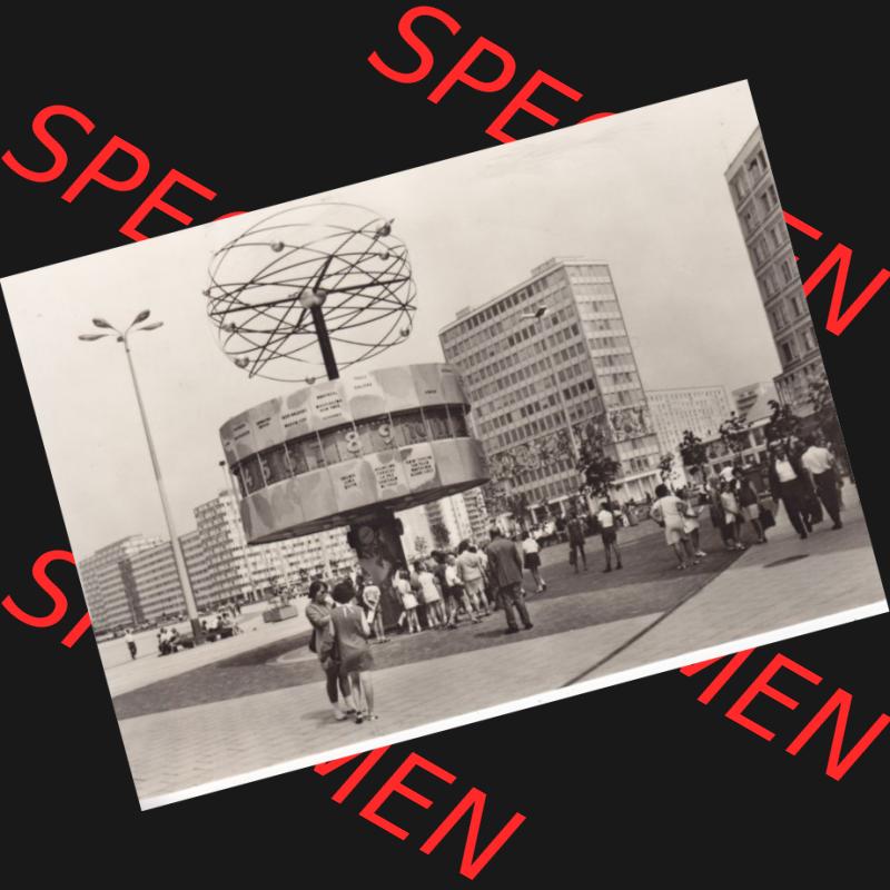 Ansichtskarte DDR Bezirk Berlin, Stadt Berlin: Alexanderplatz Urania-Weltzeit-Uhr (1) Sammlung