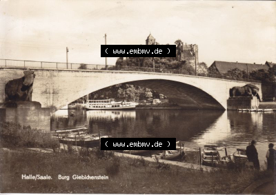 Ansichtskarte DDR Bezirk Halle, Stadtkreis Halle, Stadt Halle: 1970, Burg Giebichenstein (1) Sammlung