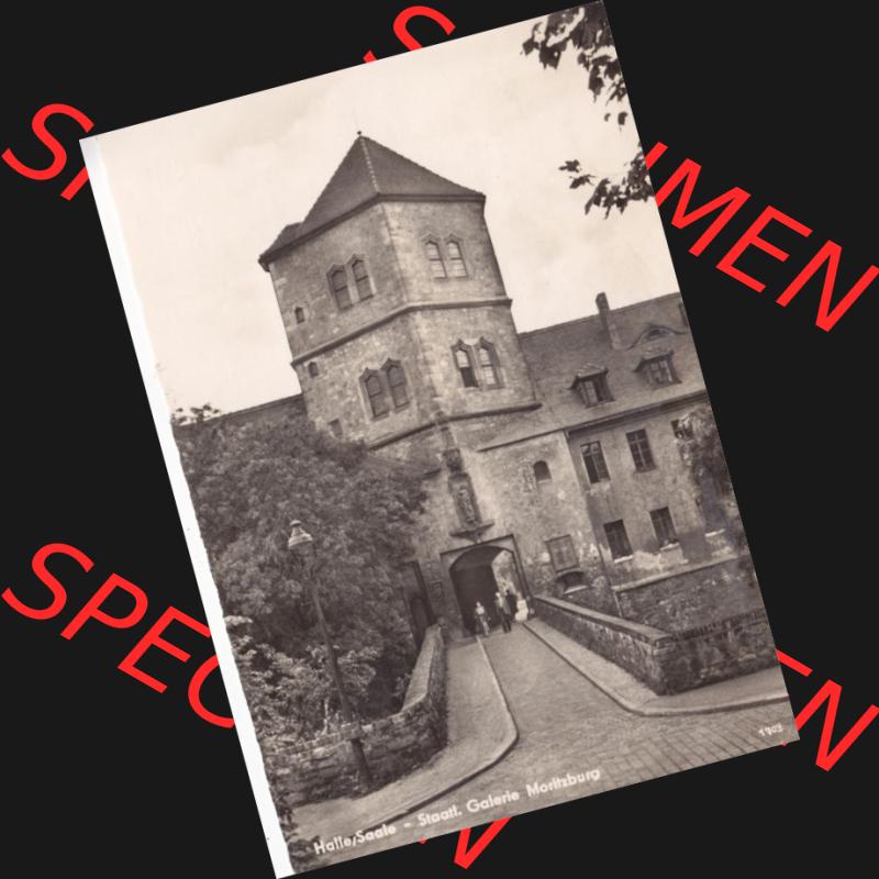 Ansichtskarte DDR Bezirk Halle, Stadtkreis Halle, Stadt Halle: Staatliche Galerie Moritzburg (1) Sammlung