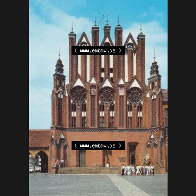 Ansichtskarte DDR Bezirk Frankfurt, Stadtkreis Frankfurt (Oder), Stadt Frankfurt (Oder): Rathaus in Frankfurt (1) Sammlung