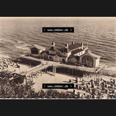 Ansichtskarte DDR Bezirk Rostock, Kreis Rügen, Ostseebad Sellin: Bild und Heimat Reichenbach, Seebrücke. Ansichtskarte bzw. Postkarte aus DDR-Zeiten der... Sammlung