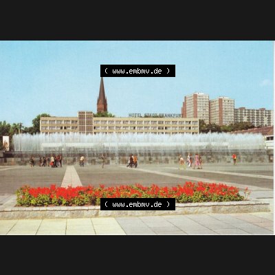 Ansichtskarte DDR Bezirk Frankfurt, Stadtkreis Frankfurt (Oder), Stadt Frankfurt (Oder): Karl-Marx-Straße (2) Sammlung
