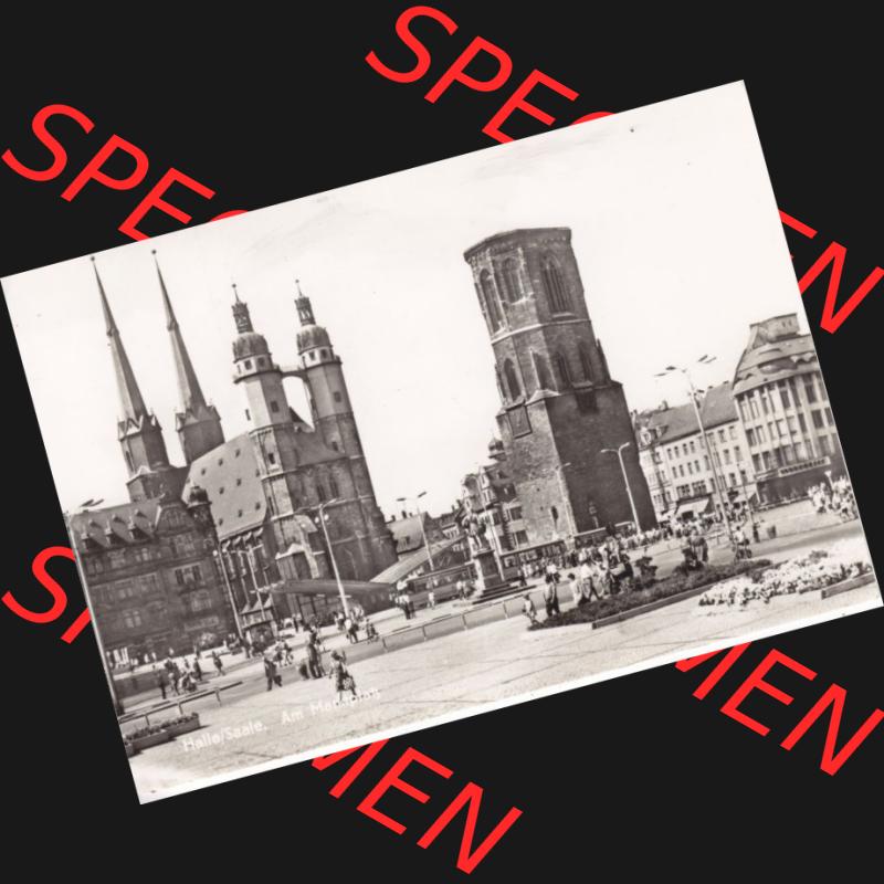 Ansichtskarte DDR Bezirk Halle, Stadtkreis Halle, Stadt Halle: Alter Marktplatz (1) Sammlung