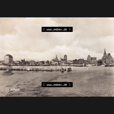 Ansichtskarte DDR Bezirk Rostock, Stadtkreis Stralsund, Hansestadt Stralsund: 1968, Hansestadt Stralsund, gelaufen, Heldge-Verlag KG, Köthen-Anhalt (1) Sammlung