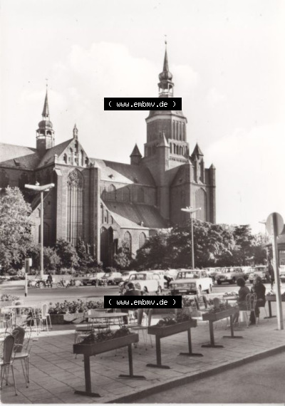 Ansichtskarte DDR Bezirk Rostock, Stadtkreis Stralsund, Hansestadt Stralsund: Bild und Heimat - Reichenbach VOGT (7) Sammlung