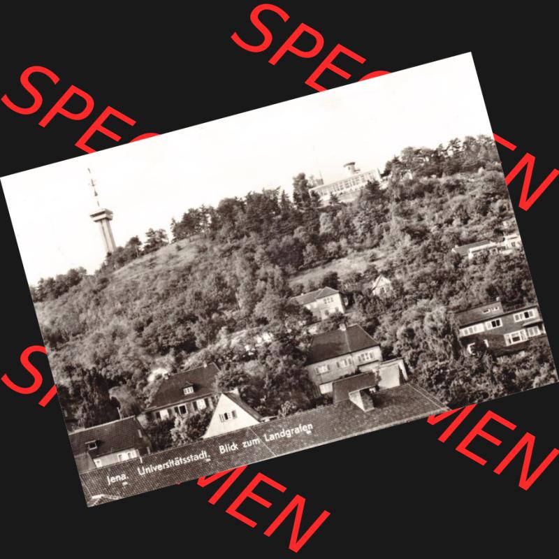 Ansichtskarte DDR Bezirk Gera, Stadtkreis Jena, Stadt Jena: Blick zum Landgrafen (1) Sammlung