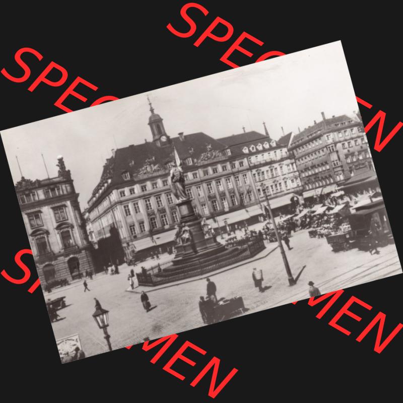 Ansichtskarte DDR Bezirk Dresden, Kreis Dresden, Stadt Dresden: Altmarkt mit dem Altem Rathaus, Löwen-Apotheke (1) Sammlung